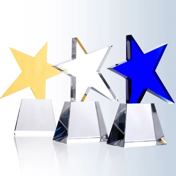 Star shape Crystal Award 2