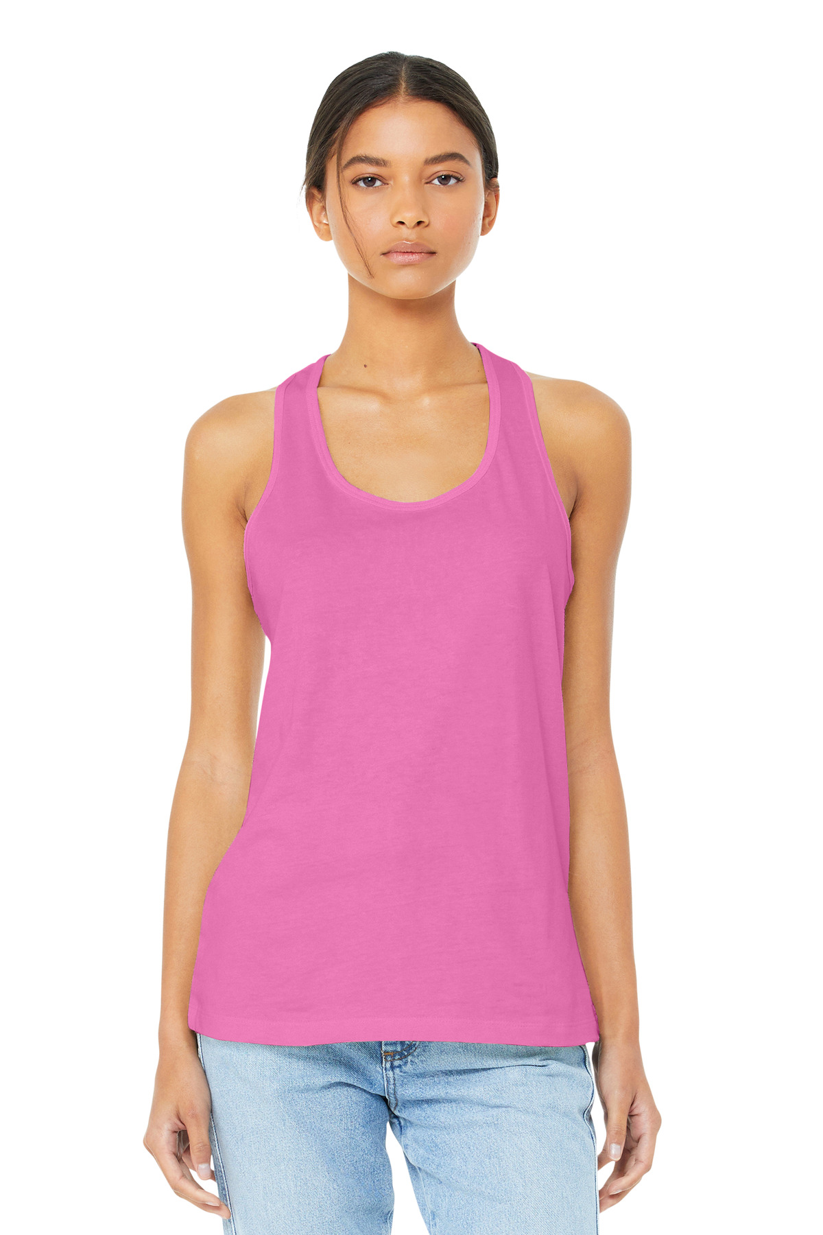 BELLA+CANVAS Women's Jersey Racerback Tank. BC6008 8