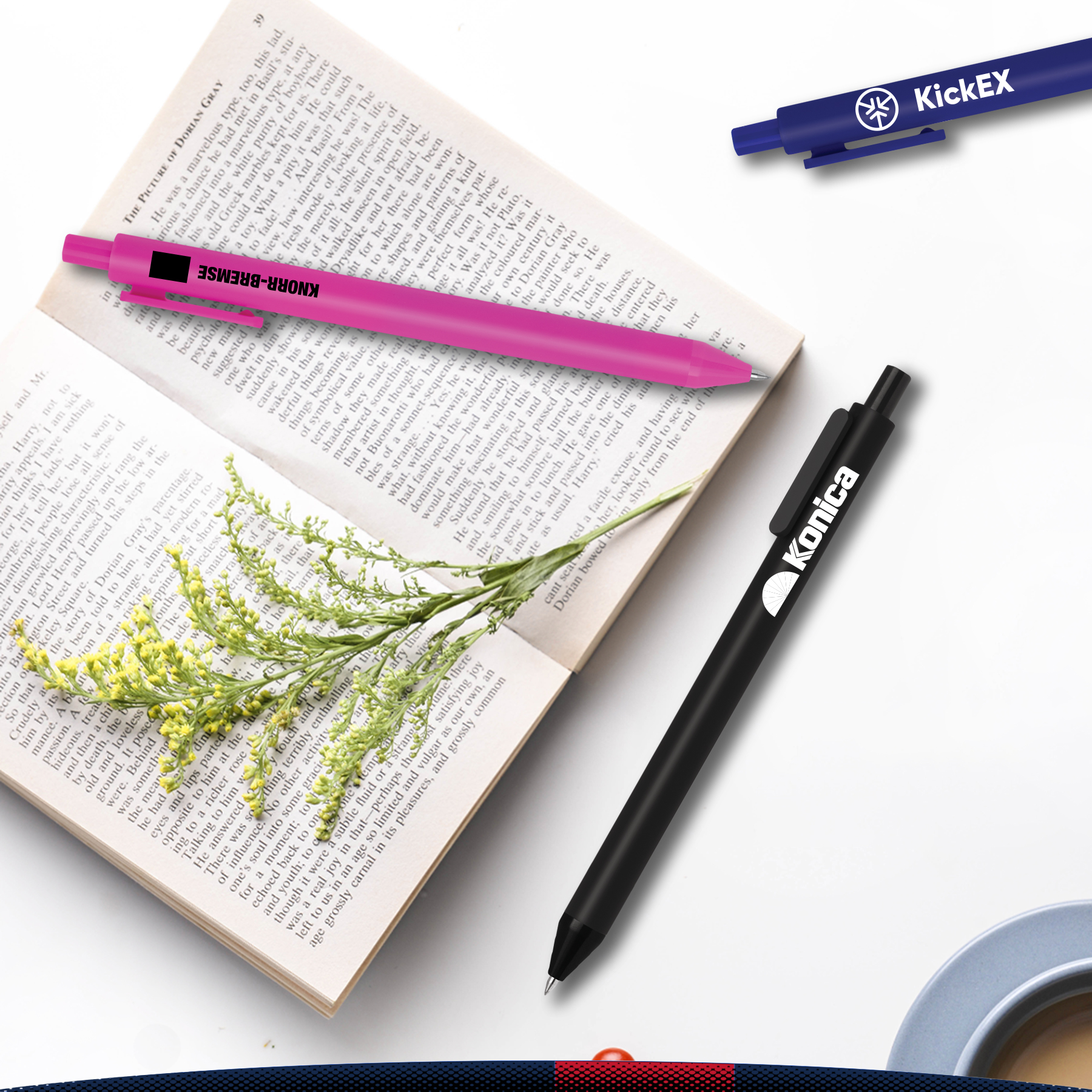 Zoof Rubberized Plastic Pen 8