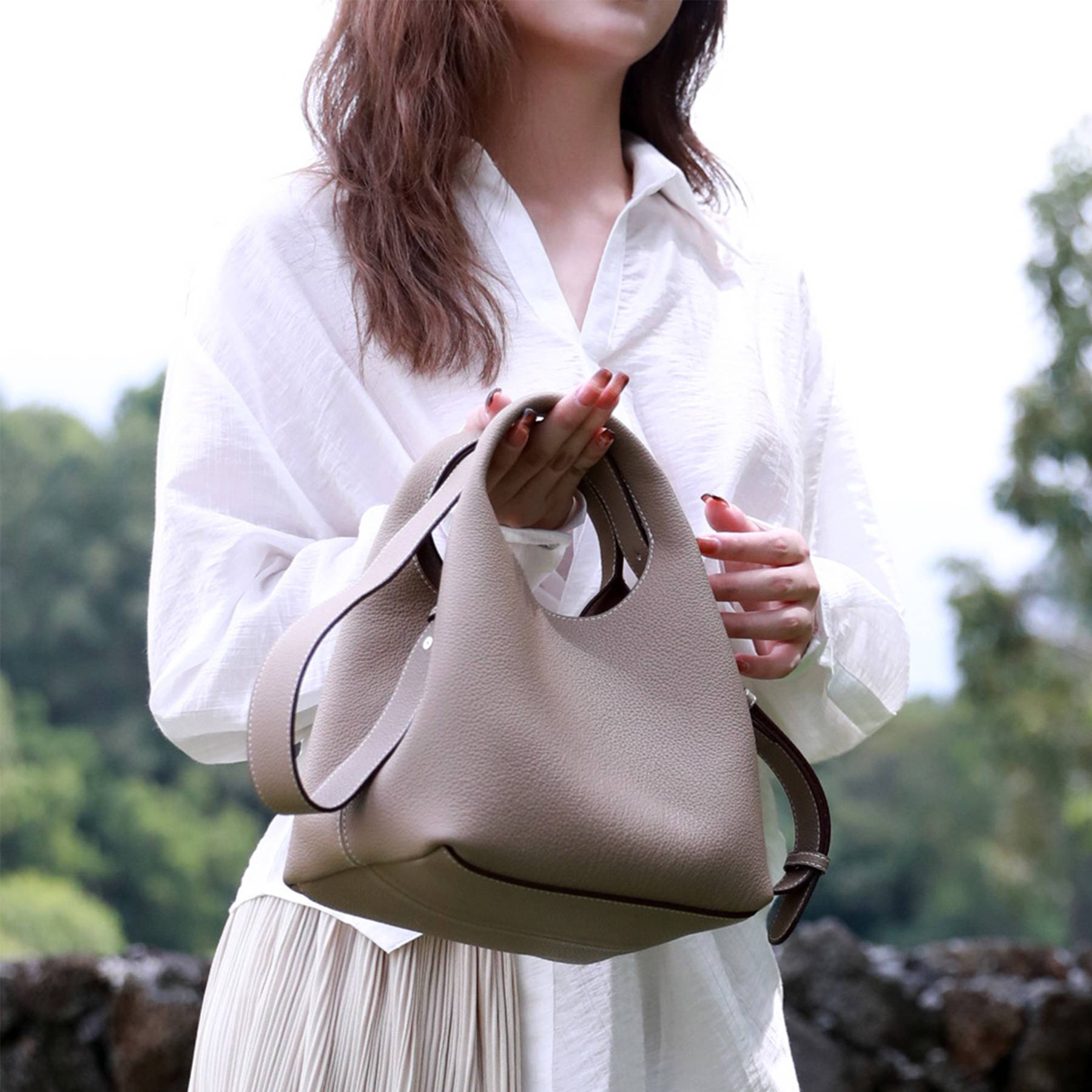 Genuine Leather Ultra-soft premium bucket bag 4