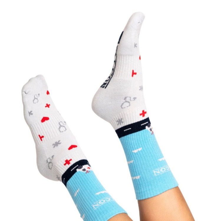 Cotton Athletic Crew - Nurse Socks - Healthcare 2