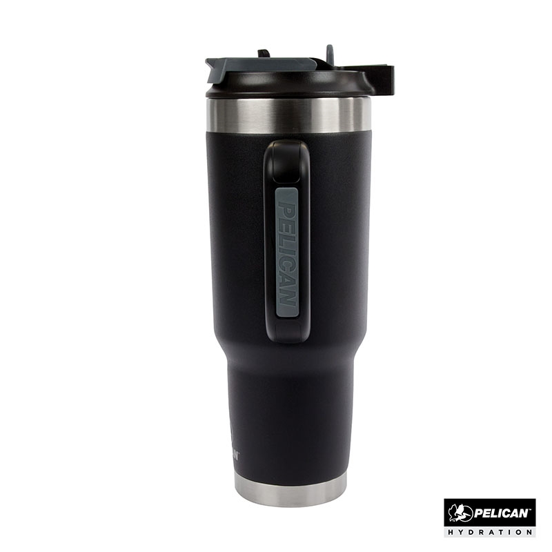Pelican Porter™ Dual 40 oz. Dual Lid, Recycled Double Wall Stainless Steel Travel Tumbler 43