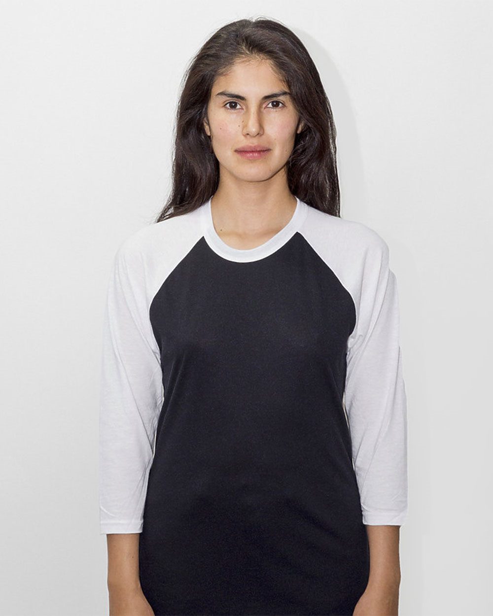 Unisex USA-Made Three-Quarter Sleeve Raglan Baseball T-Shirt - FF53 13