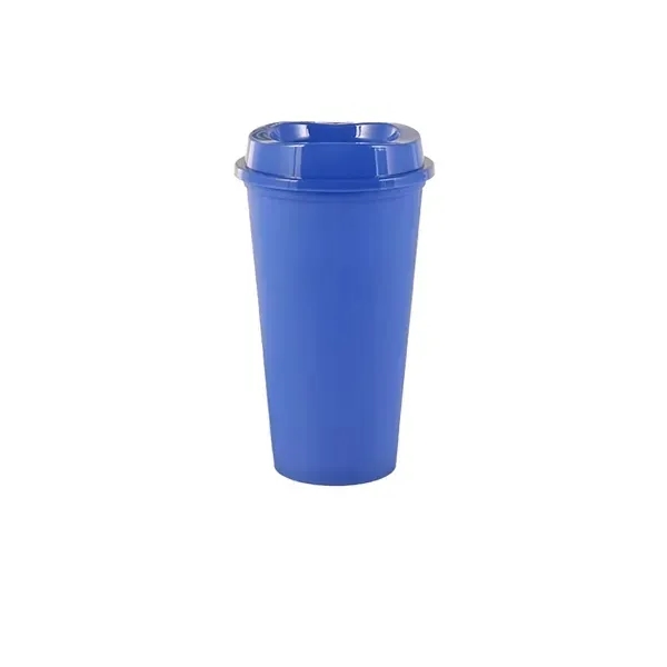 16oz Colorful Plastic Cup - Vibrant Reusable Drinkware 12
