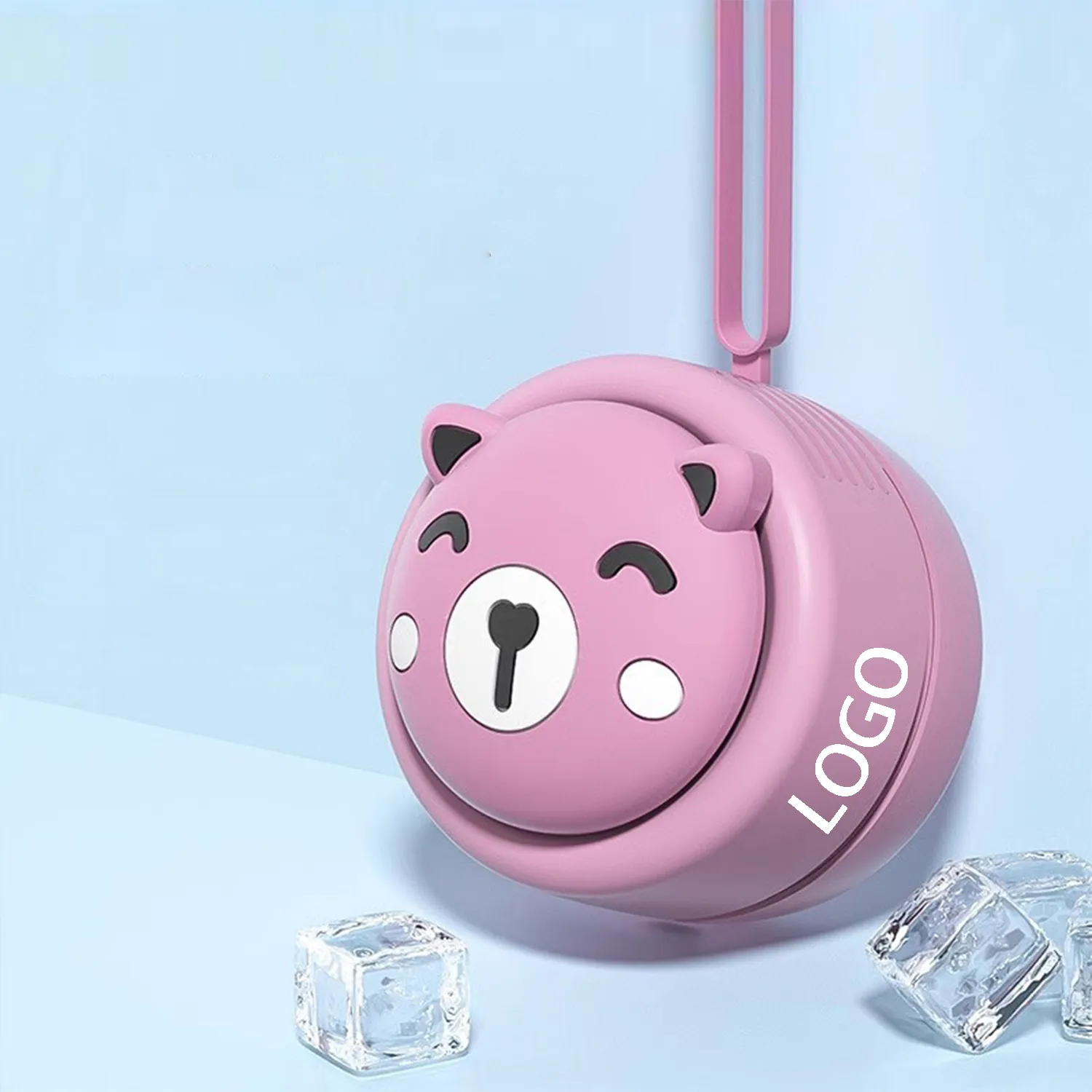 Cartoon USB charging silent fan 2
