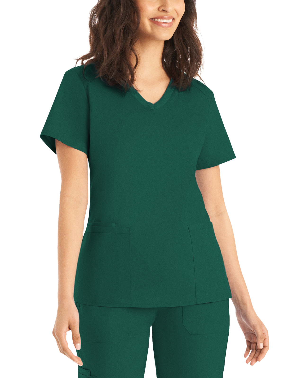 Landau - ProFlex - Women's Three-Pocket V-Neck Top 57