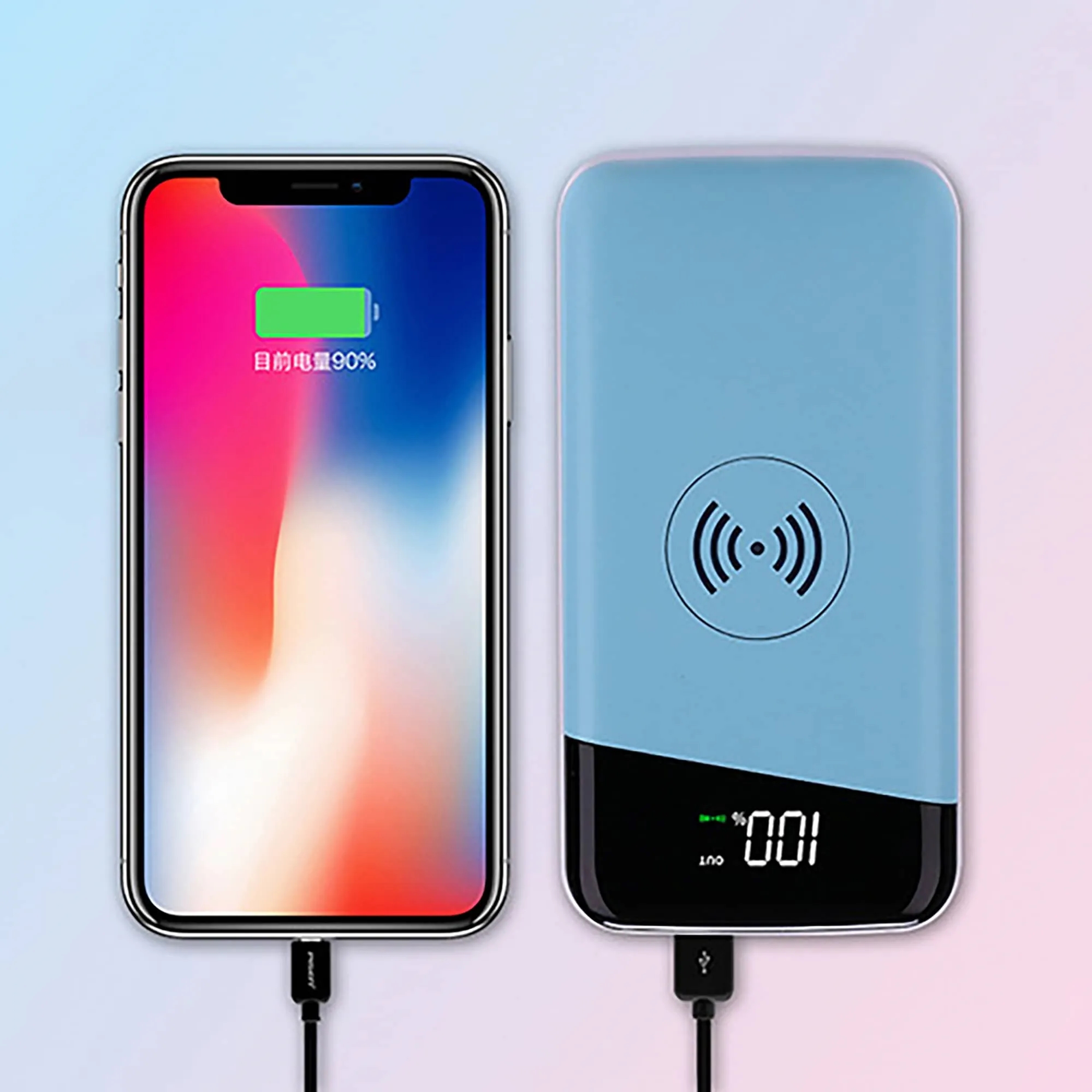 Portable USB & Wireless Charging Bank 2