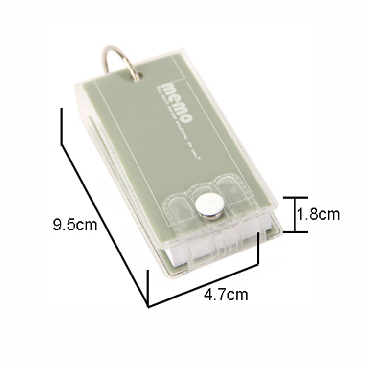Memo with Keychain and Buckle 1