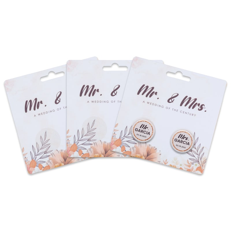 1" Round X 2 Button Packs 10