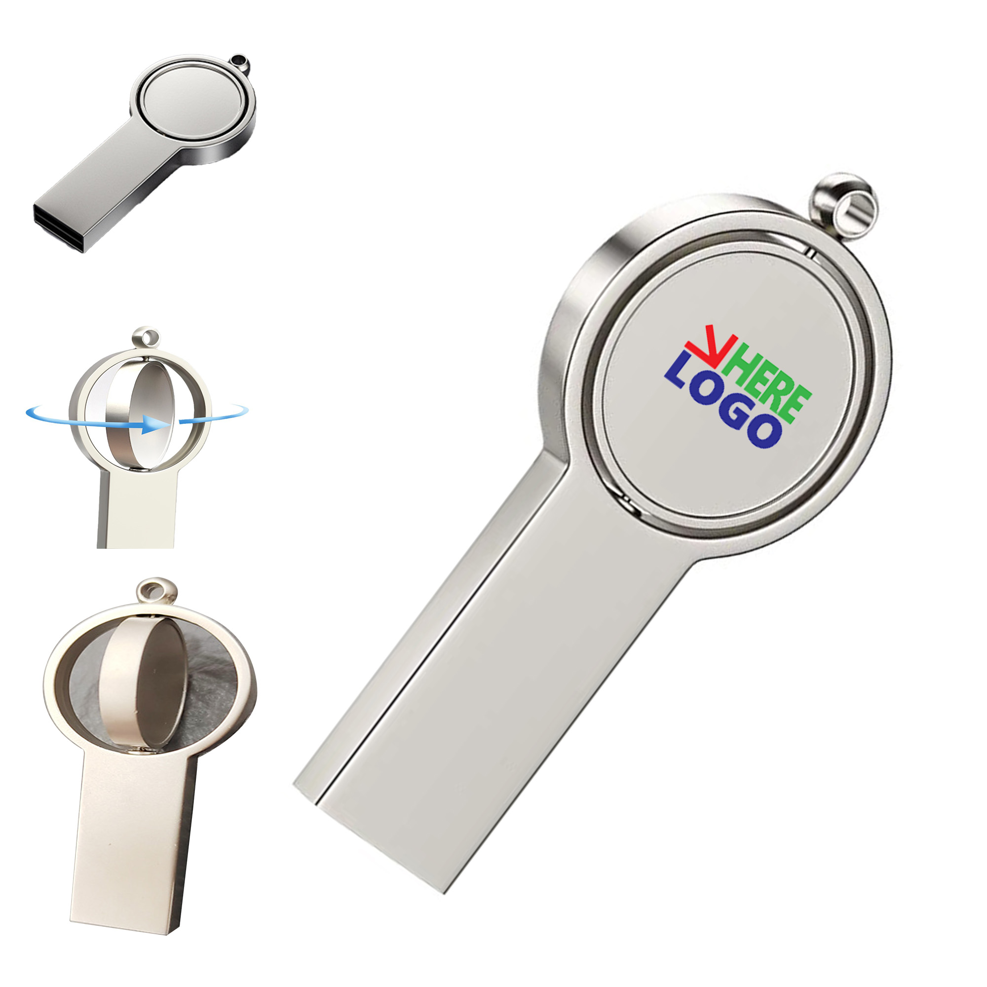 16GB Rotating Disk USB Storage Device 3