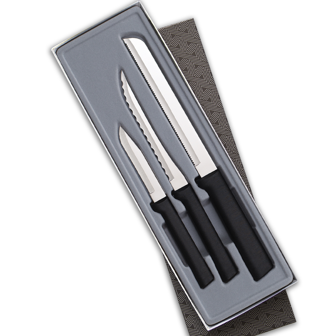 Sensational Serrations Gift Set w/Black Handle 5