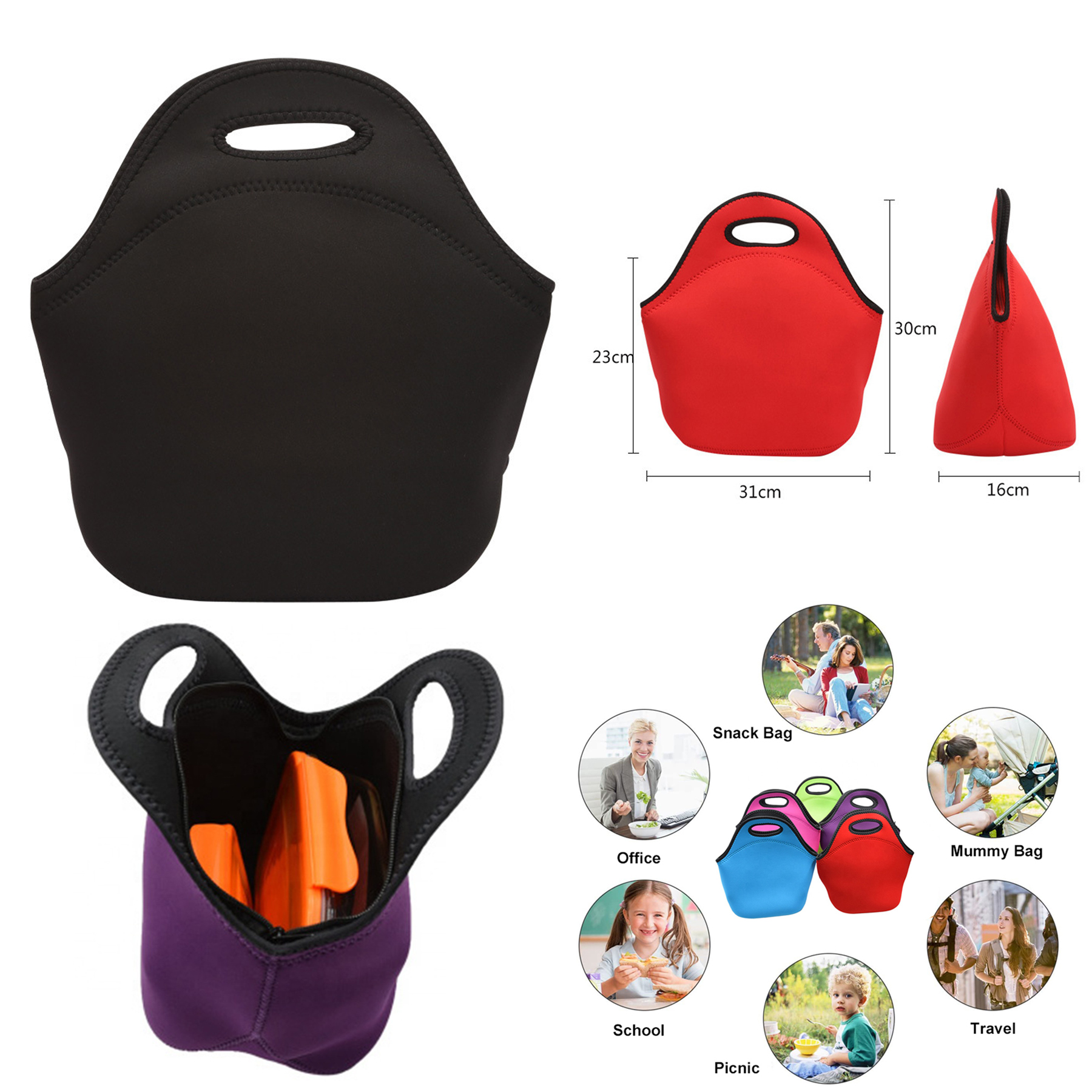Neoprene Lunch Bag 1