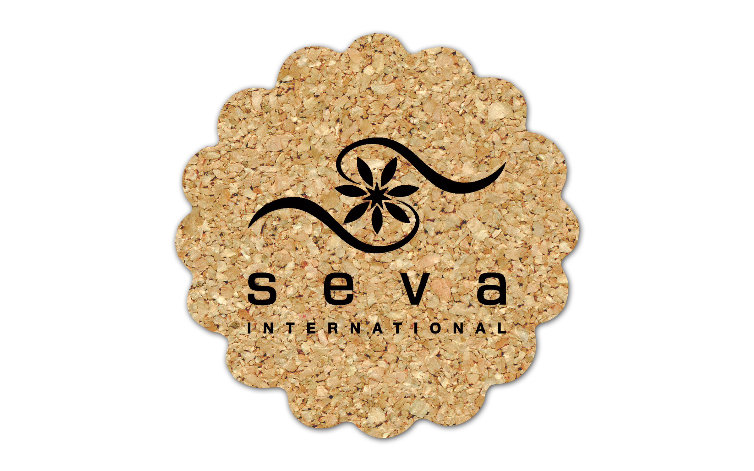 Flower Cork Coaster 4FL 3