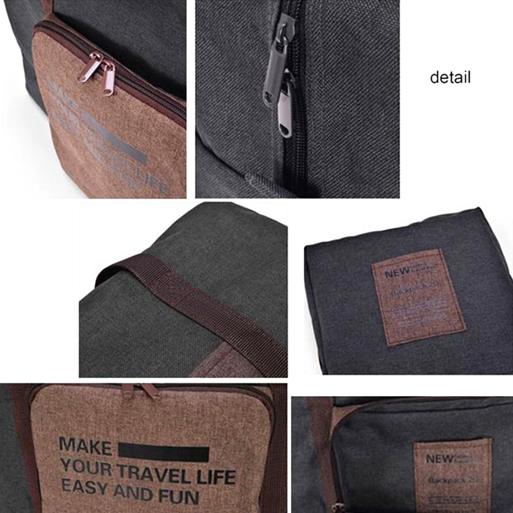 Foldable Travel Bag Luggage Storage for Sports Gym Nylon 5