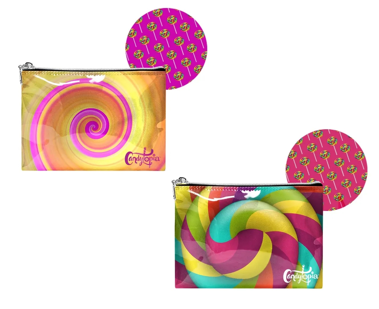 Sublimated Zippered Pouch with Clear Vinyl Overlay 6