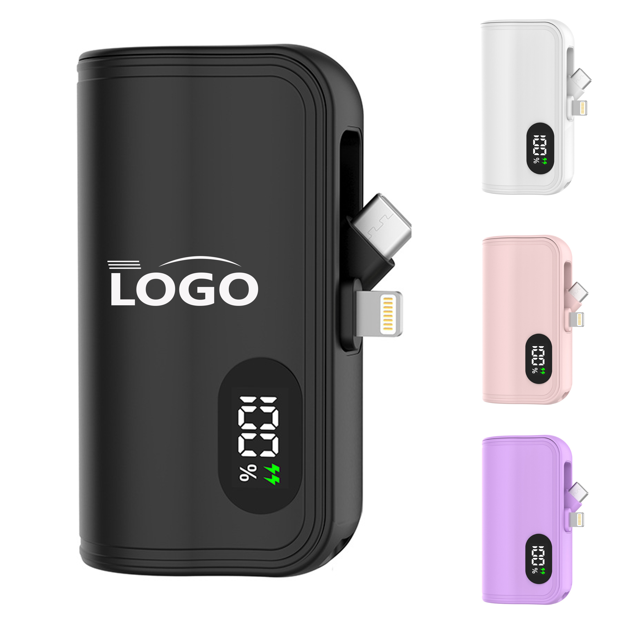 Slim 5000mAh Power Bank with Dual Charging Ports 1