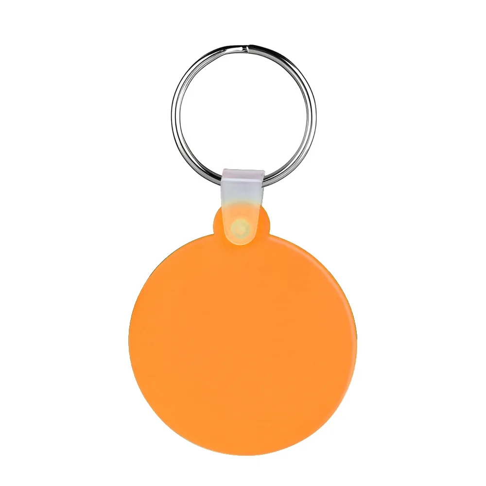 Round Shaped Silicone Keychain 26