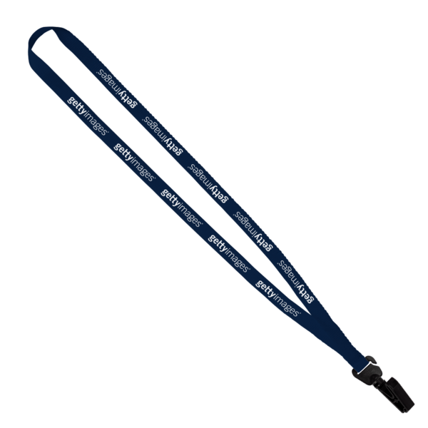 Evolution12 - 1/2" Polyester Welded Lanyard with Trapezoid and Plastic O-Ring