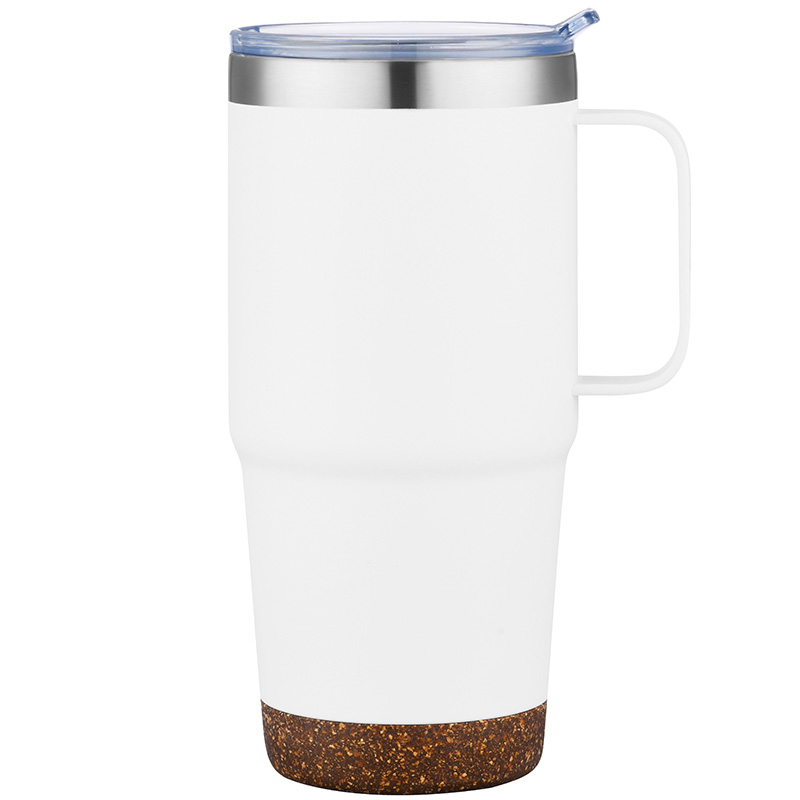 24oz. Travel Mug with Cork Bottom & Lid 5