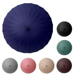 24 Bone Automatic Straight Handle Umbrella 12