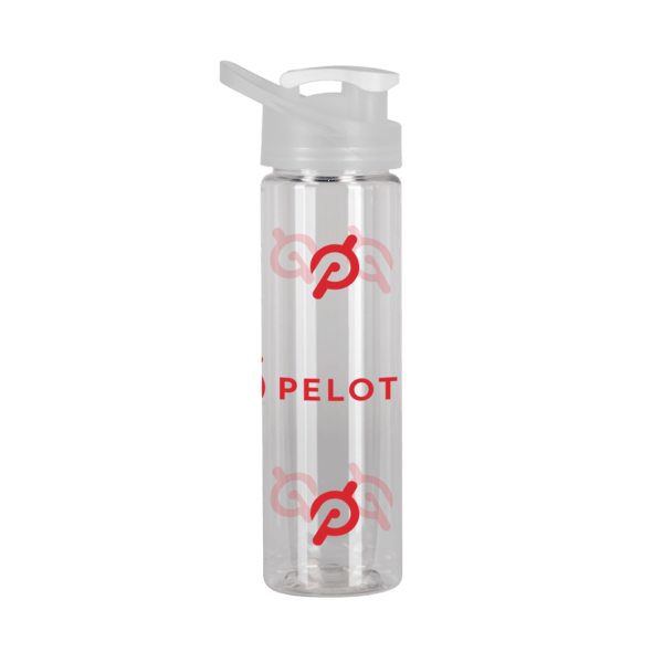 YUMA 25 oz. Clear Freedom Bottle with Guzzler Lid 16