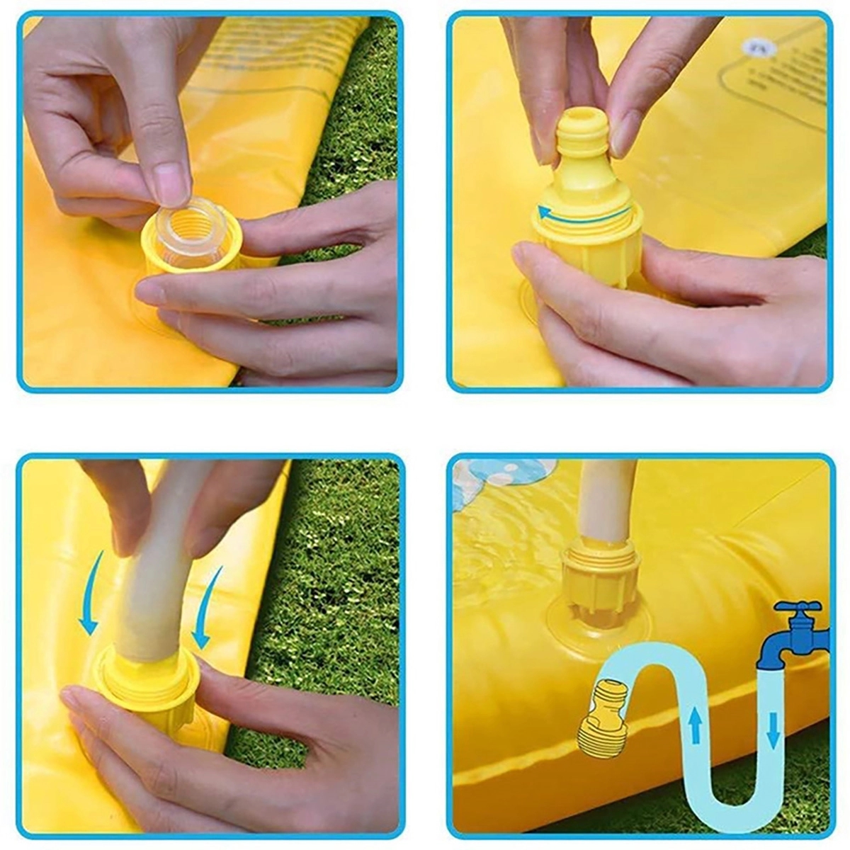 Outdoor Sprinkler Mat Summer Toys For Kids And Toddlers 5