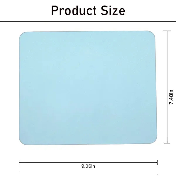 Pure Color Office Leather Non-slip Mouse Pad 8