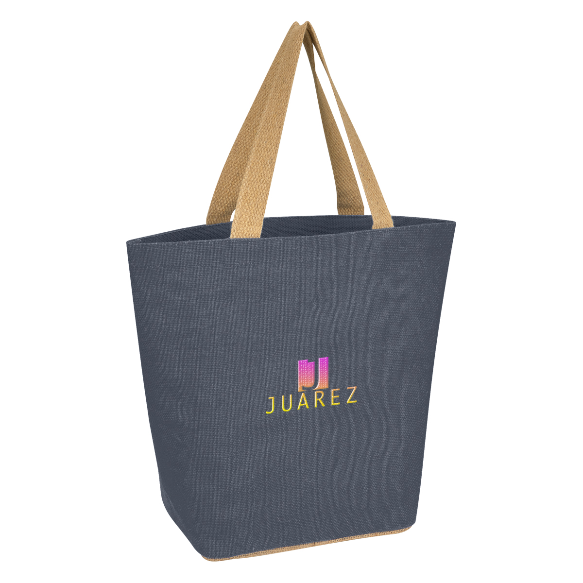 Marketplace Jute Tote Bag, custom tote bag with logo imprint 5