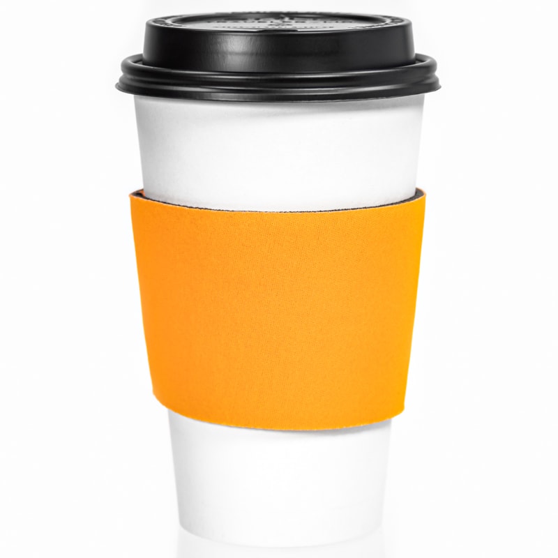 Fluorescent Neon Foam Collapsible Coffee Wraps 2