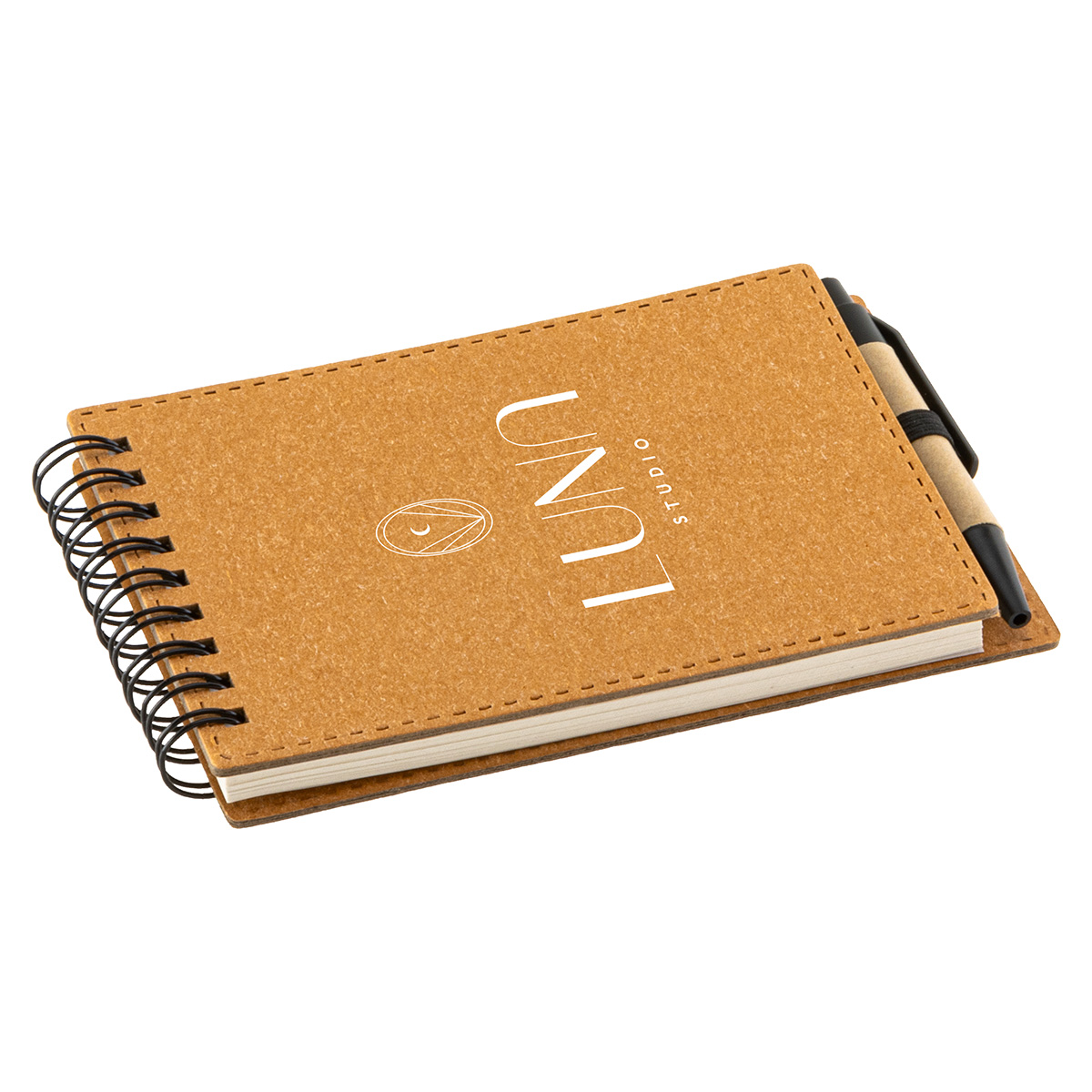 Flip Recycled Spiral Notebook with Pen 5