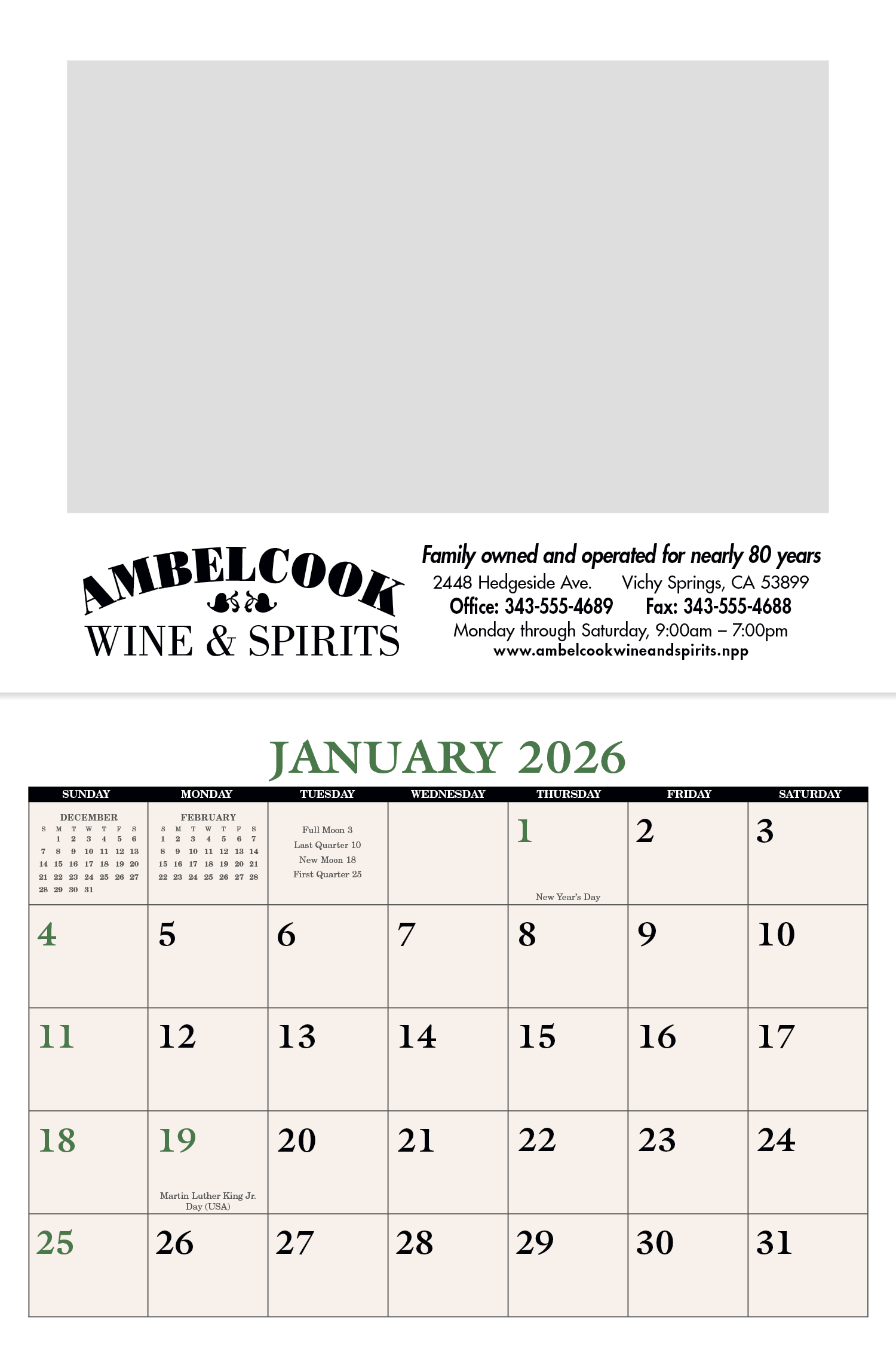 Triumph® Calendars Home Recipe Calendar 49