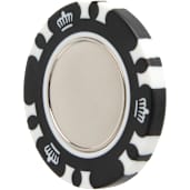 Recycled Poker Chip w/ Metal Ballmarker 8