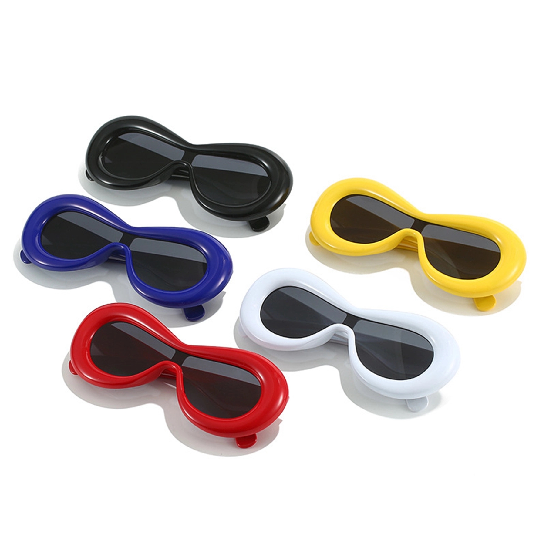 Oversized Thick Oval Y2K Sunglasses 6