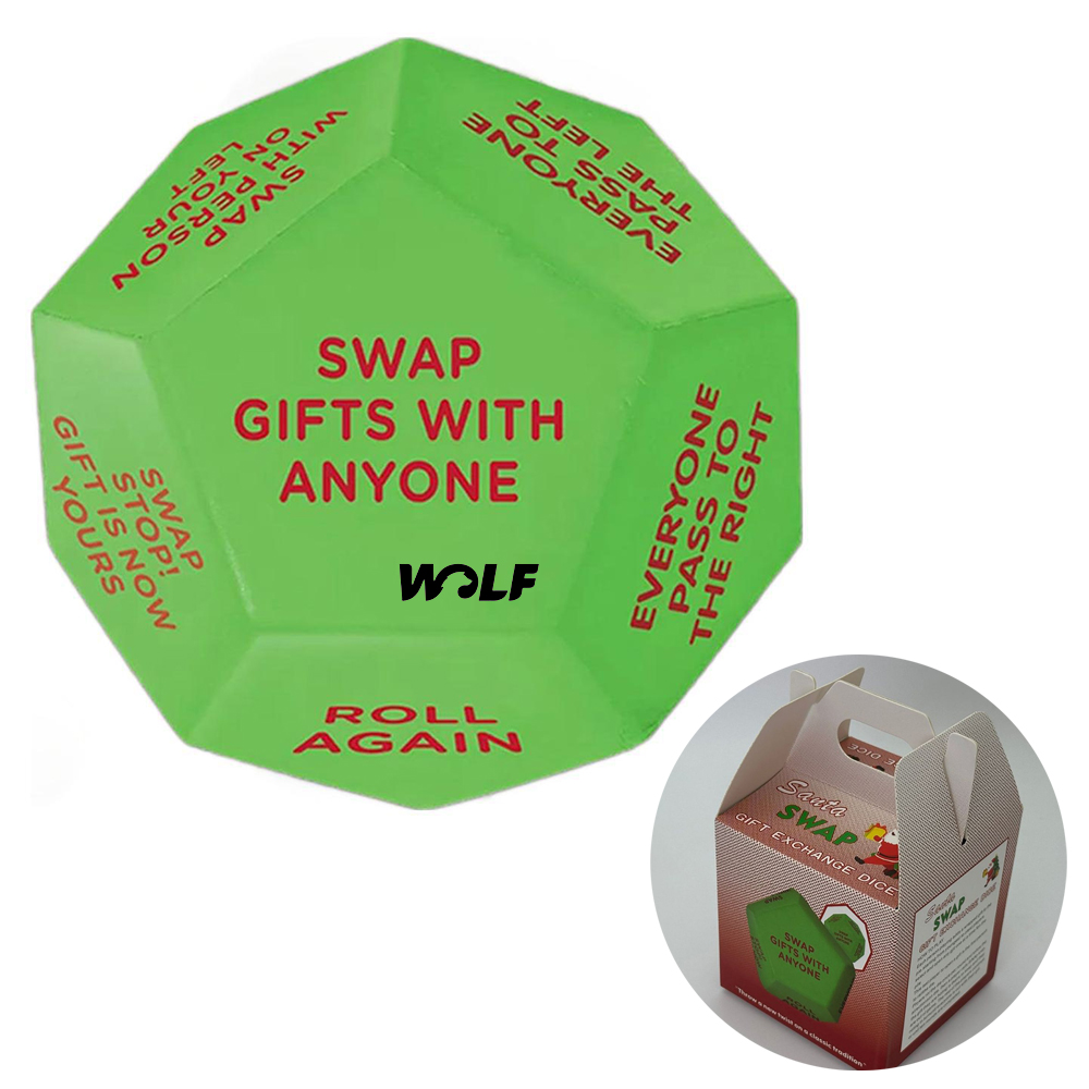 Santa Swap Gift Exchange Dice 2