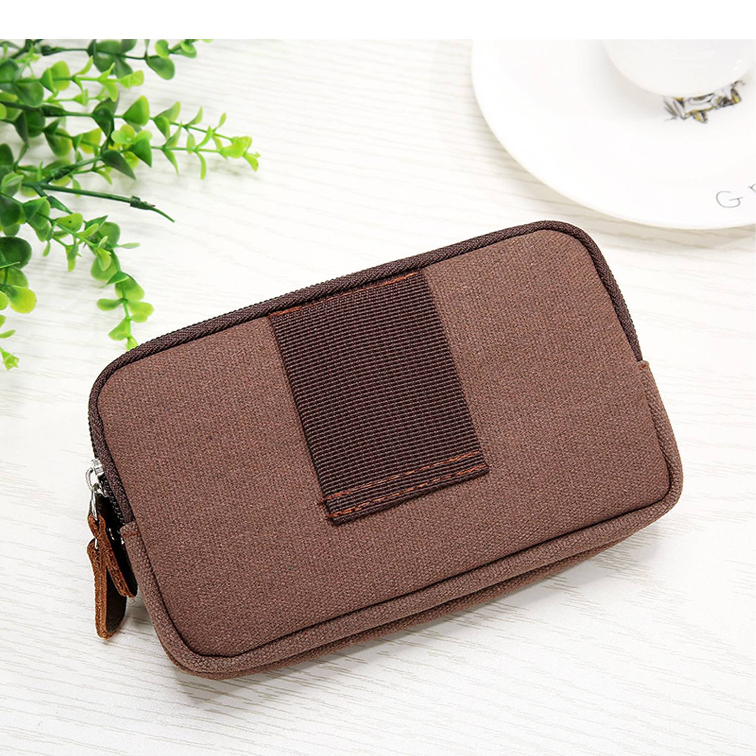 Outdoor Sports Multifunctional Canvas Phone Waist Strap 5