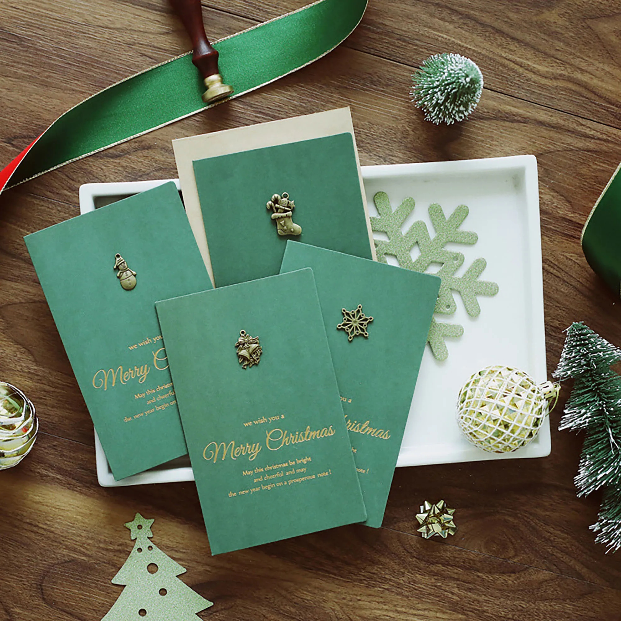 Gold-foiled Christmas Card 5