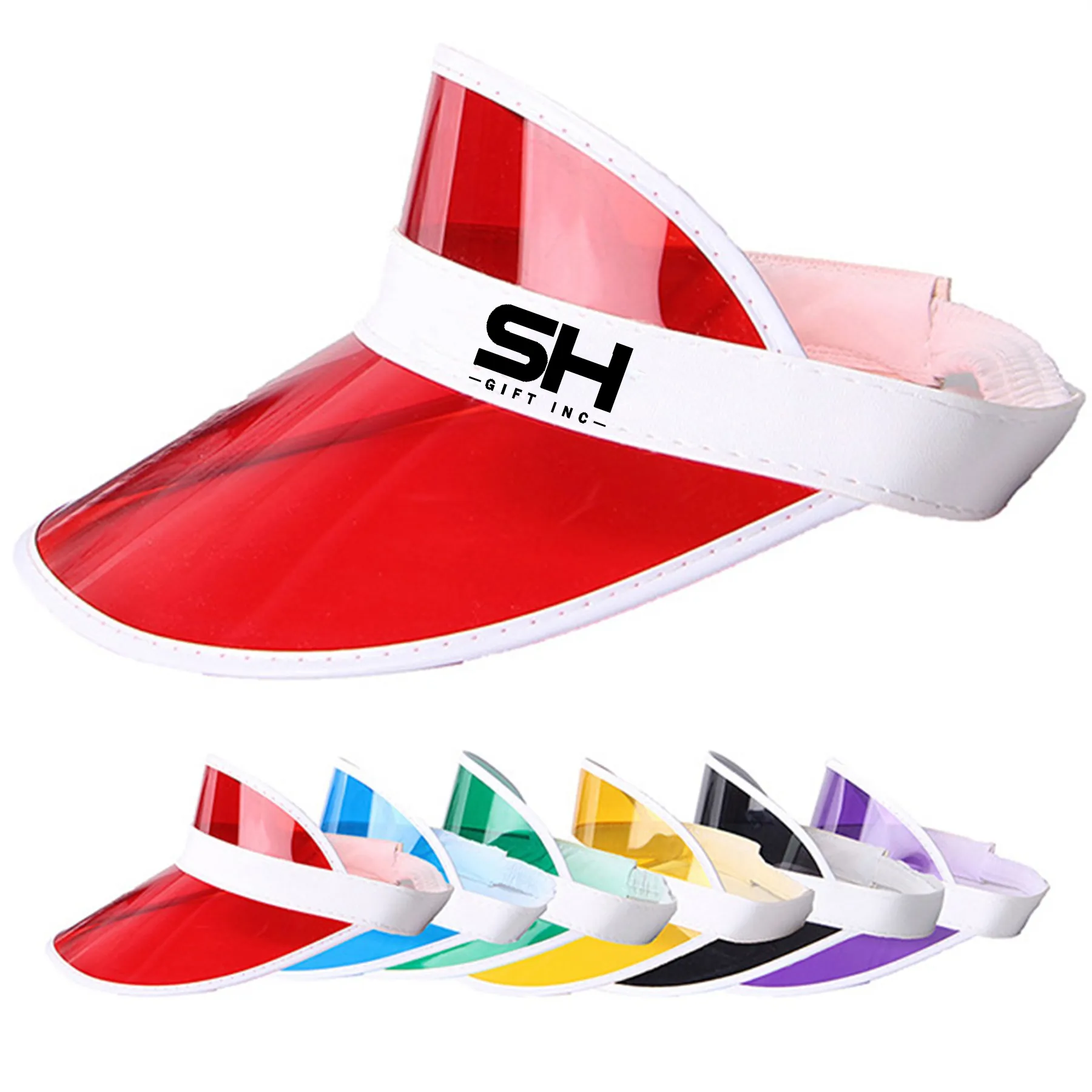 PVC Sun Shade Visor Hat 1