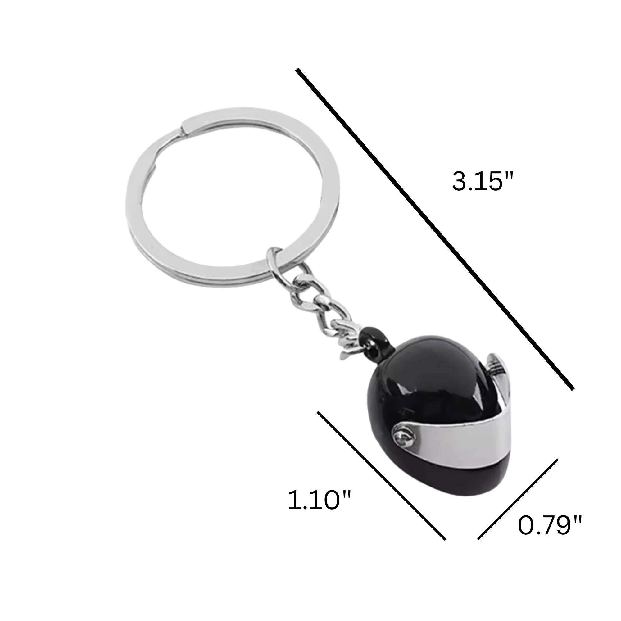 Motorcycle Helmet Keychain Pendant 8