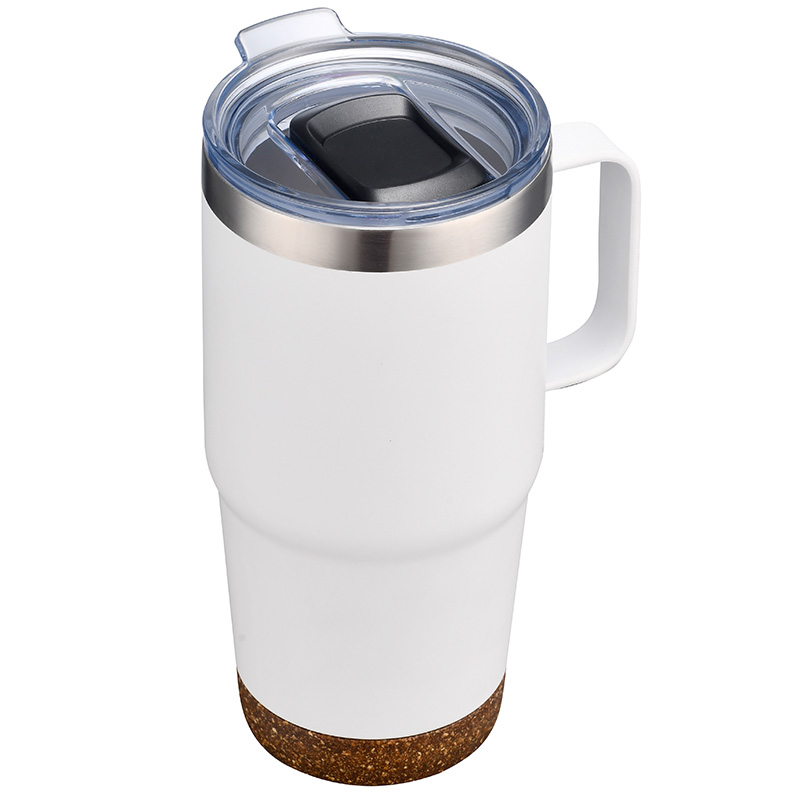 24oz. Travel Mug with Cork Bottom & Lid 11