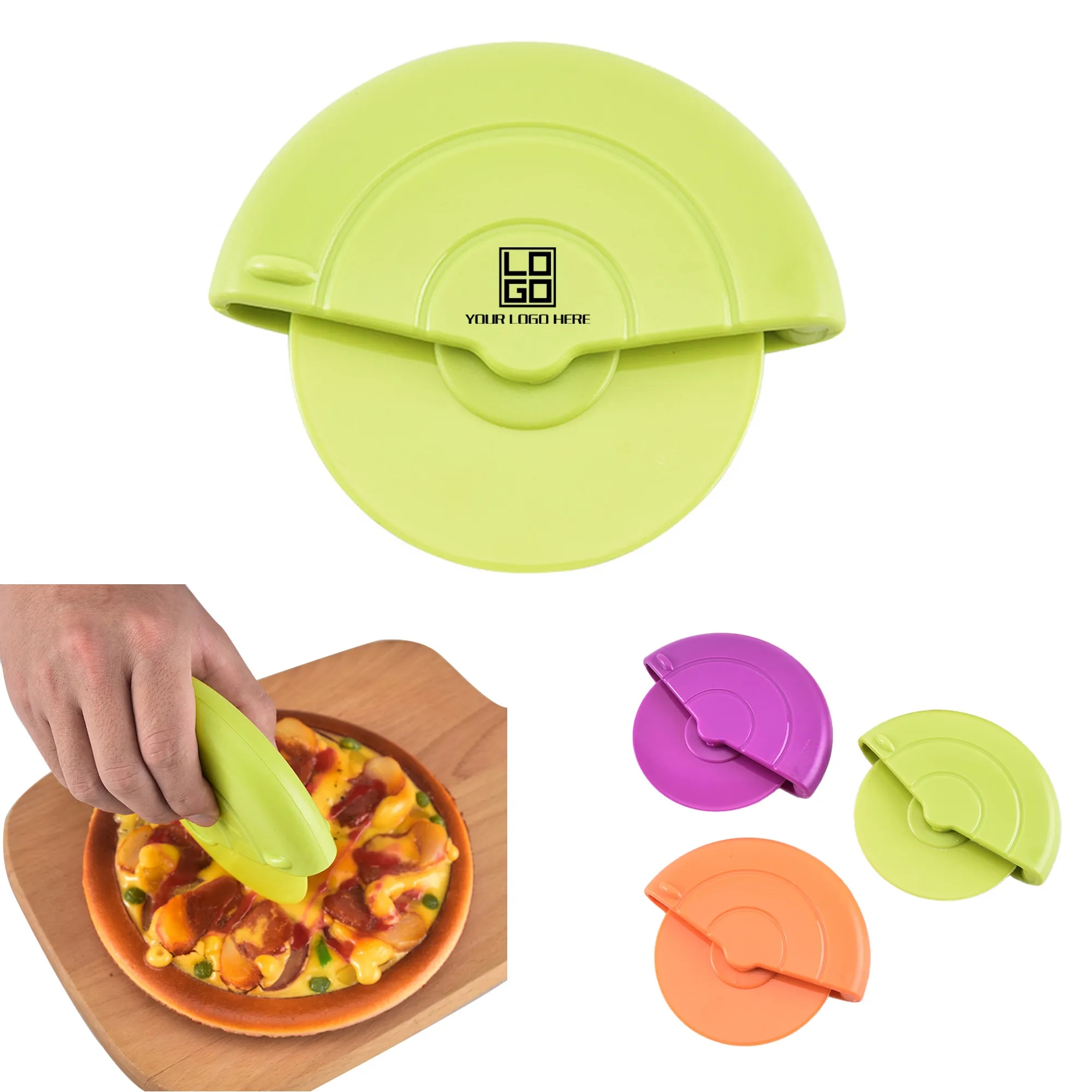 Gourmet Pizza Cutter - Plastic Blade 1