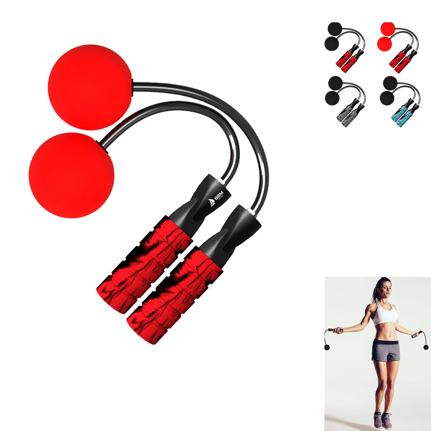 Weighted Cordless Jump Rope 1