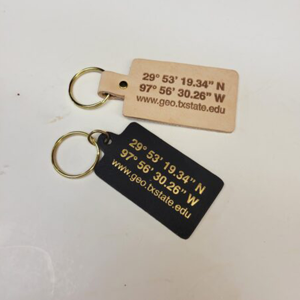 Rough and Tumble Wrangler Leather Key Chain w/Key Ring 3