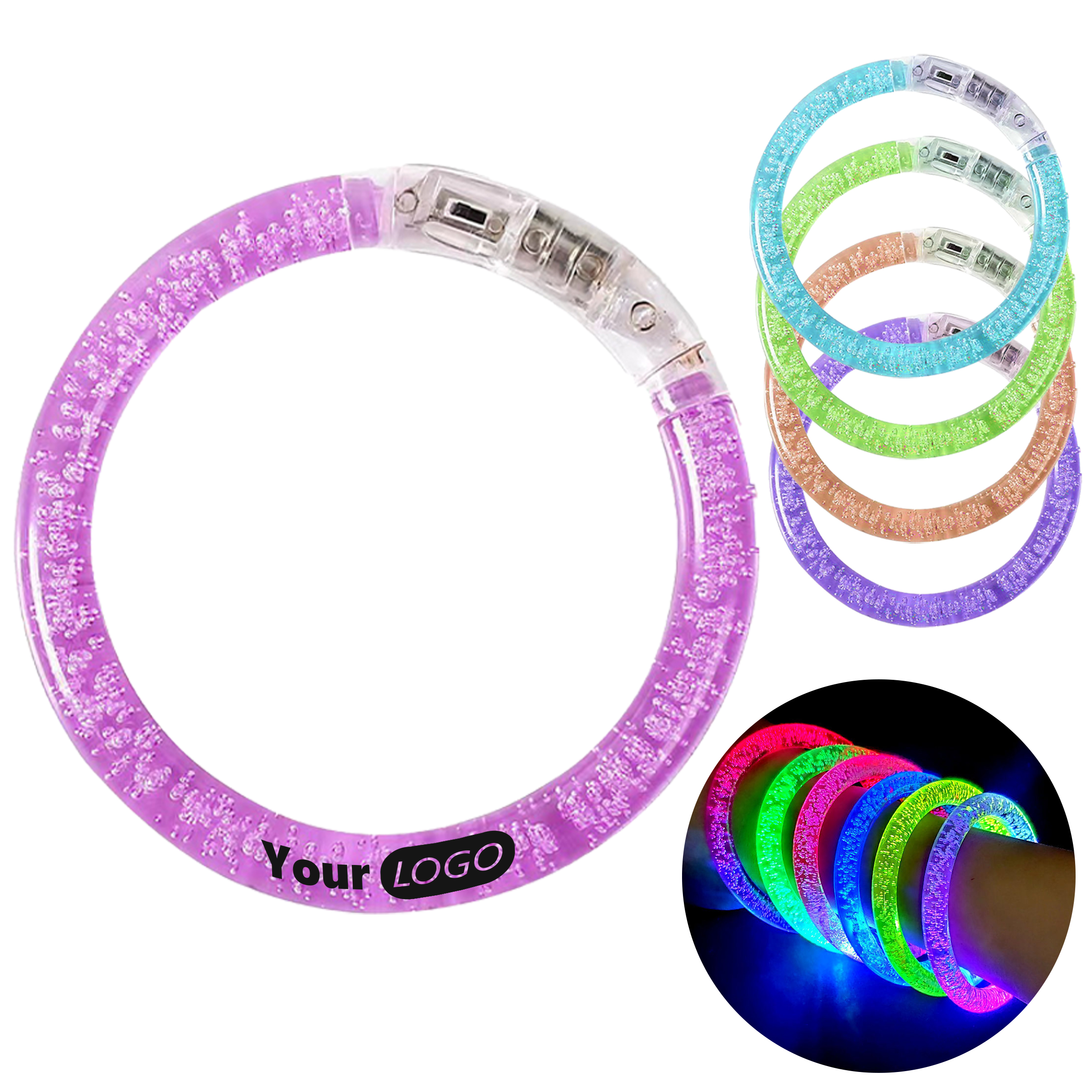 Abs Vibrant Glow Bracelets For Nighttime Fun And Celebrations 1