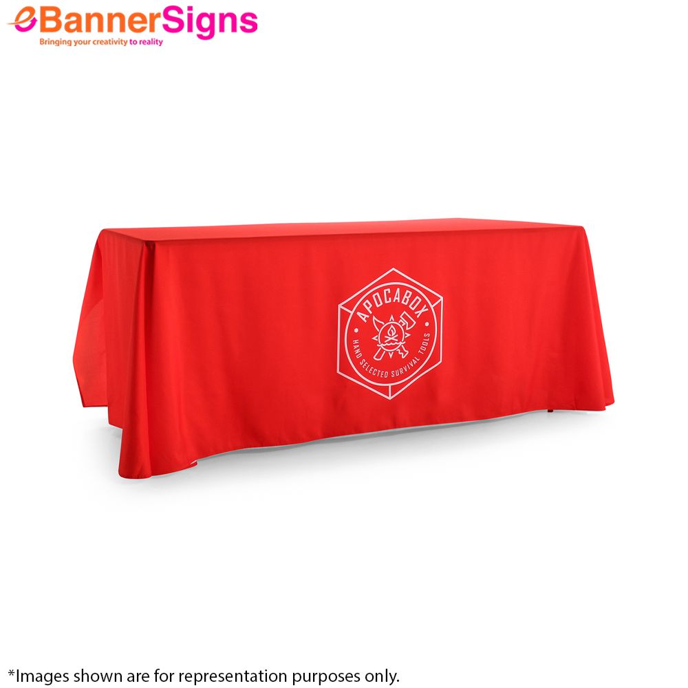 Premium Full Color Table Covers (3-Sided Open Back) 5