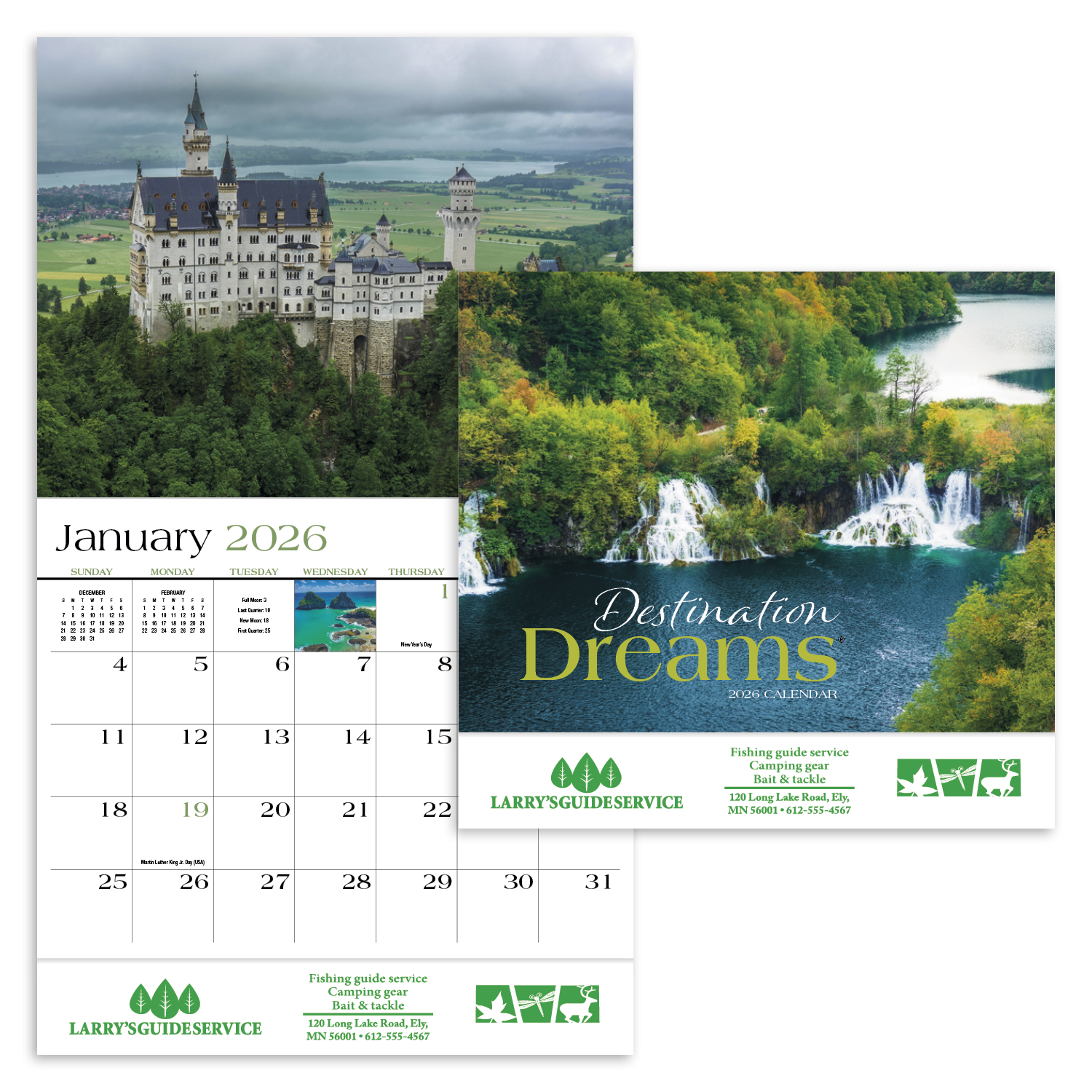HotLine® Products Destination Dreams® Appointment Calendar - Stapled 10