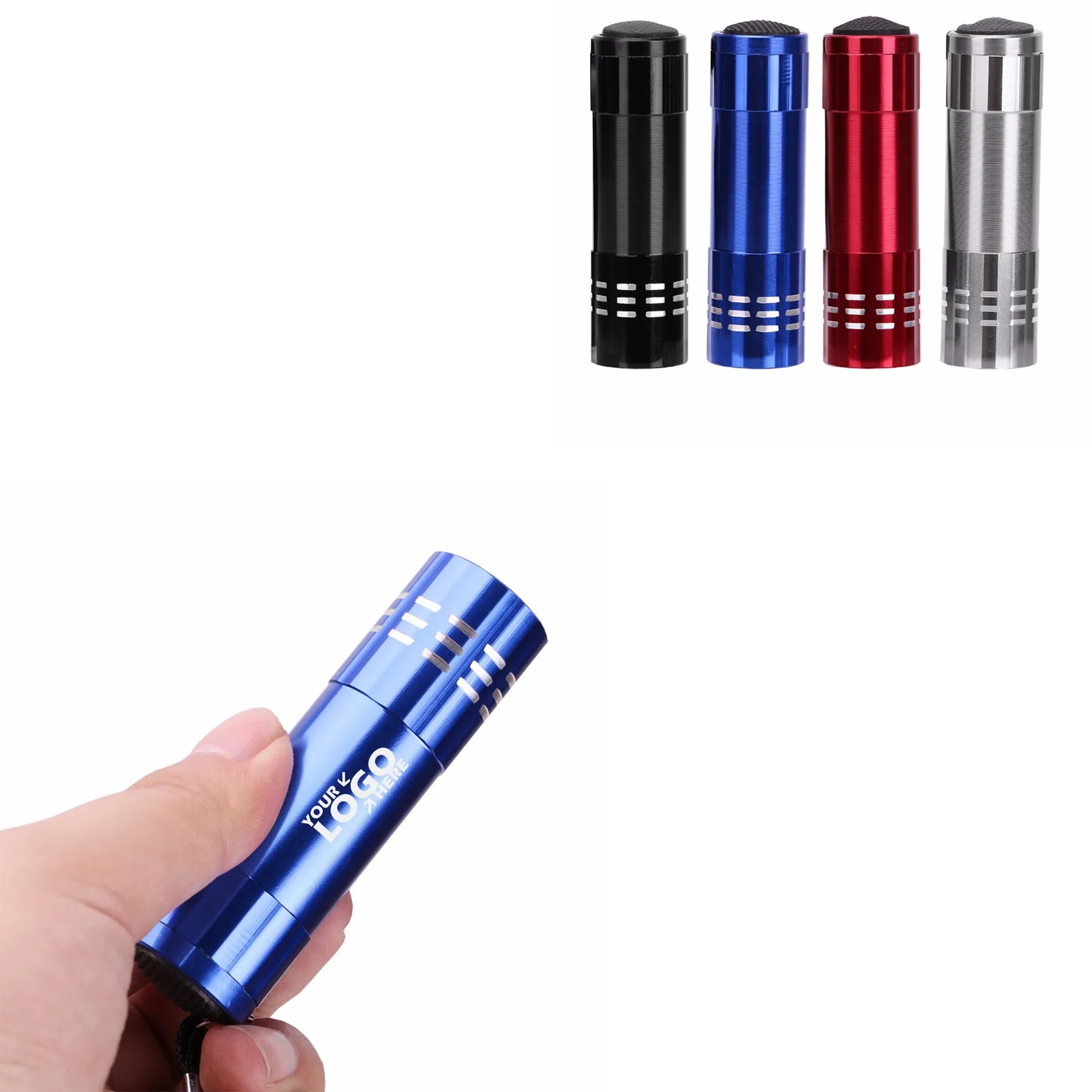 9 LED Aluminum Flashlight 1