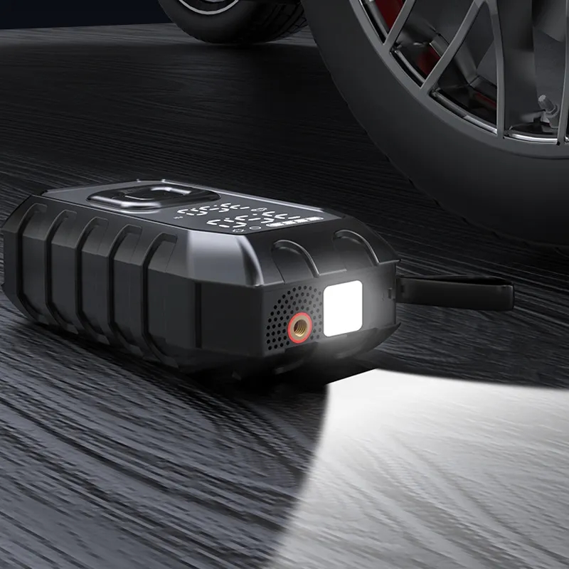10400mAh Car Emergency Jump Starter with Air Pump Peak 1500A 7