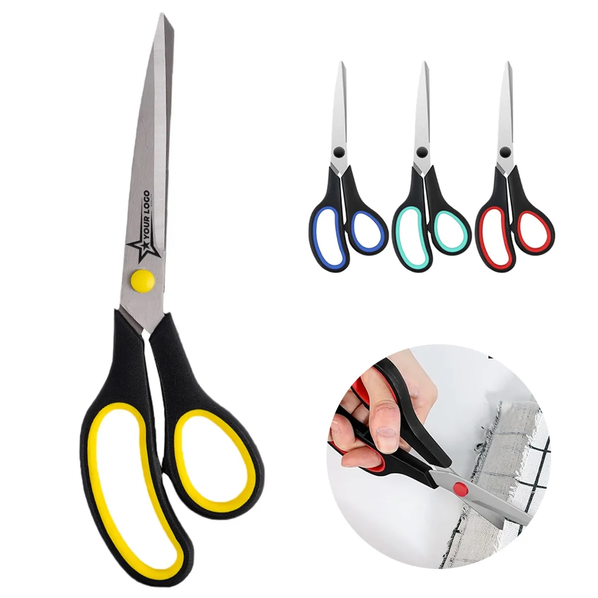 Sharp Blade Comfort-Grip Handle Multipurpose Scissors 2