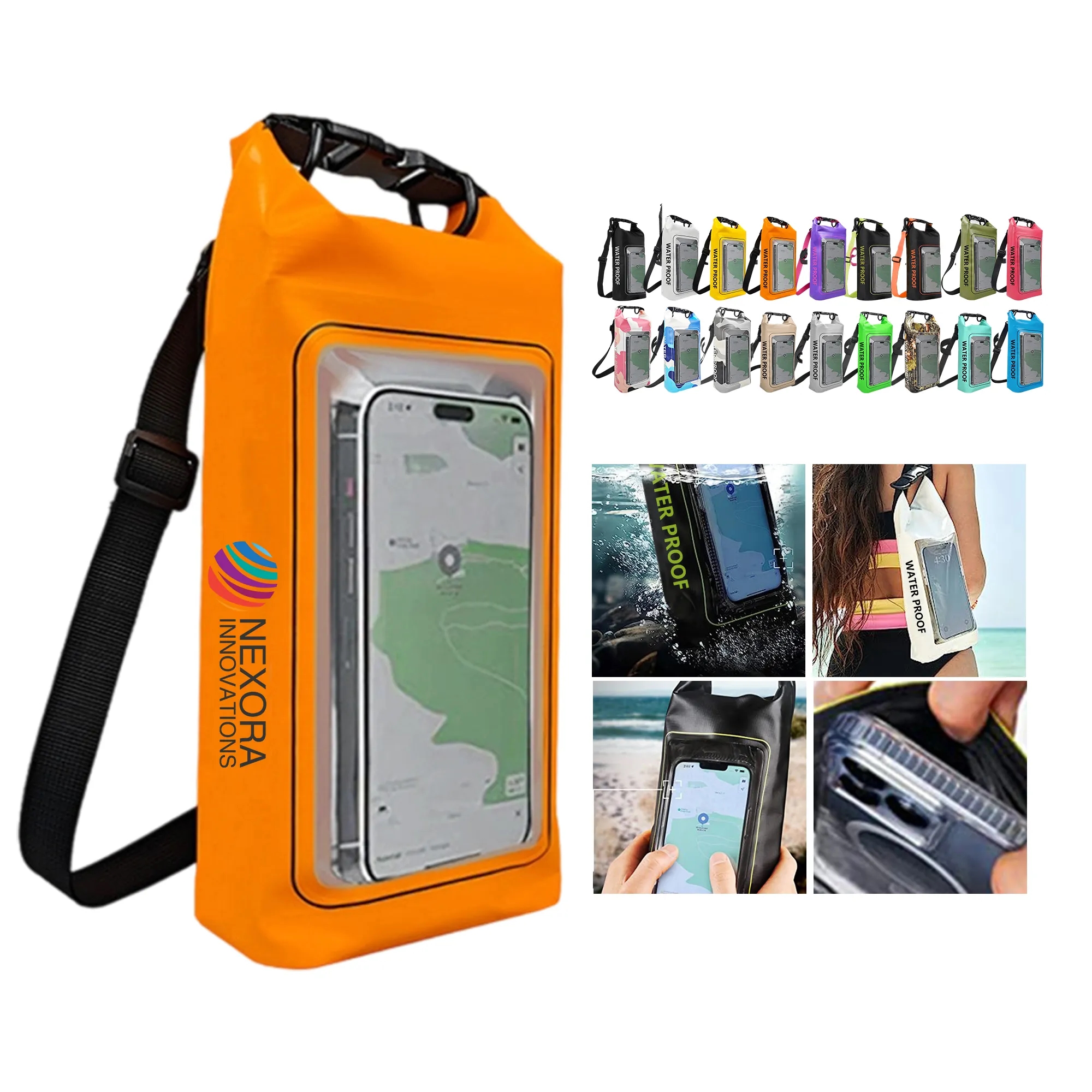 Outdoor Crossbody Bag with IPX6 Waterproofing 3