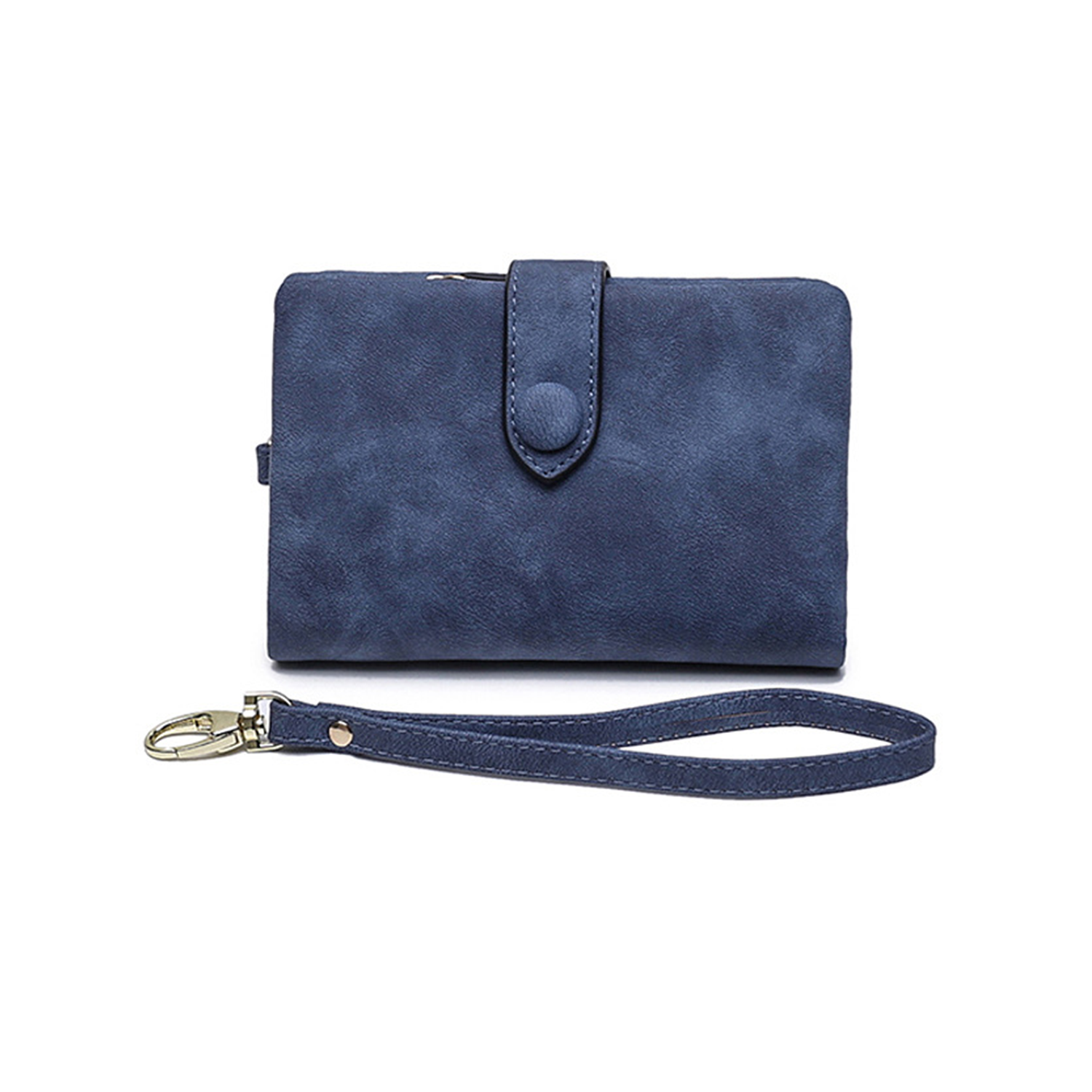 Pu Wallet With Wristlet 3